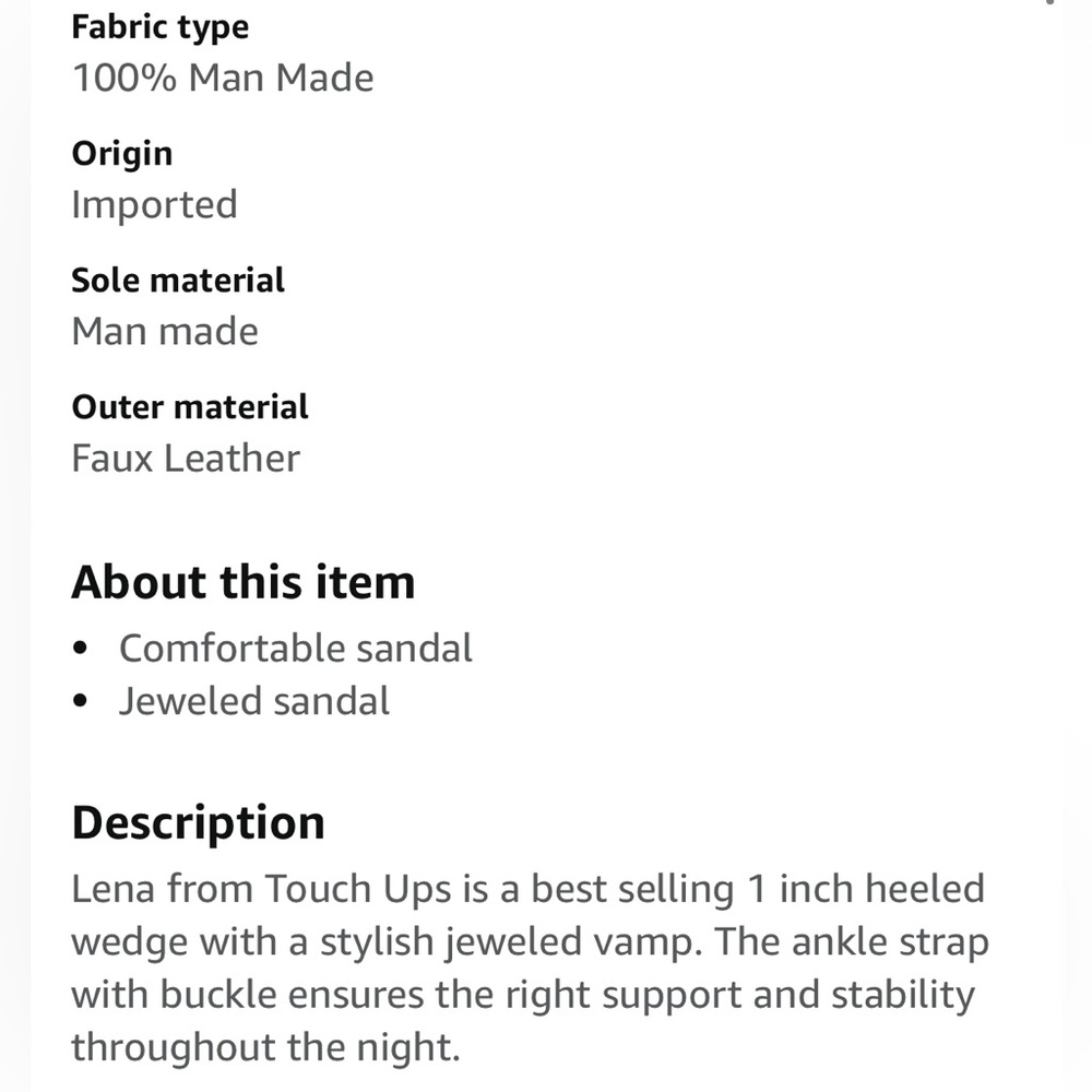 NWOB, Benjamin Walk Touch Ups, Women's, Lena Wedge Sandal - Picture 10 of 10